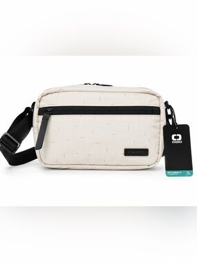 OGIO Y2K Techwear Crossbody Bag White Black Utility Bag